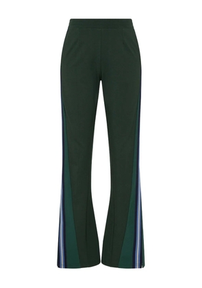 The Upside Maneki Petra stripe flared trousers - Green