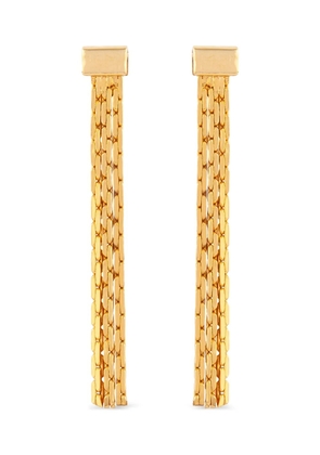 Susan Caplan Vintage 1980s dangle earrings - Gold