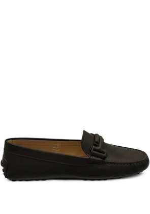 Tod's Gommini doppia T Loafers - Brown