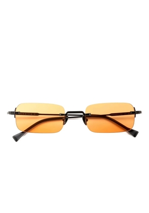 KYme Silas rectangle-frame sunglasses - Black