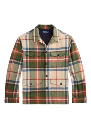 Polo Ralph Lauren plaid-pattern buttoned overshirt - Neutrals