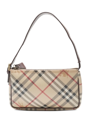 Burberry Pre-Owned 1990-2000s check shoulder bag - Neutrals