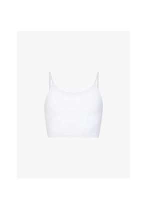 Womens Adanola Tank Round-Neck Stretch-Jersey Bralette