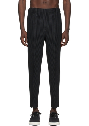 HOMME PLISSÉ ISSEY MIYAKE Black Tailored Pleats 1 Trousers