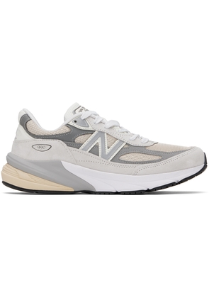 New Balance Gray 'Made in USA' 990v6 Sneakers