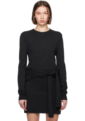 LEMAIRE Gray Trompe L'ail Sweater
