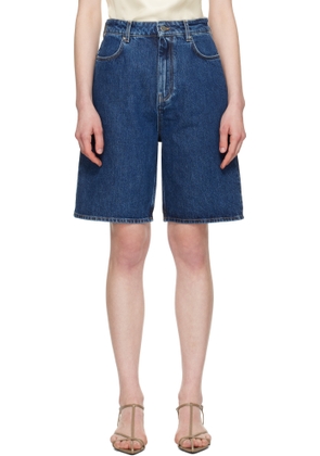 Loulou de Saison Blue Isu Denim Shorts