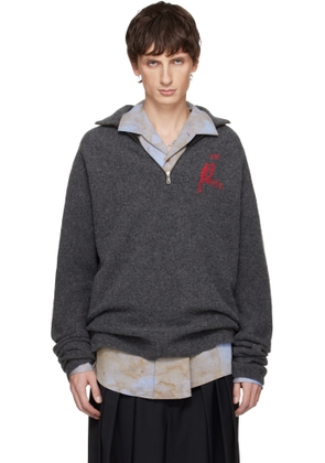 Vivienne Westwood Gray Logo Track Jacket