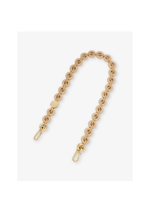 Womens Loewe Donut Leather Chain Strap