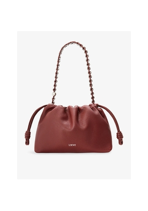 Womens Loewe Flamenco Medium Leather Clutch Bag