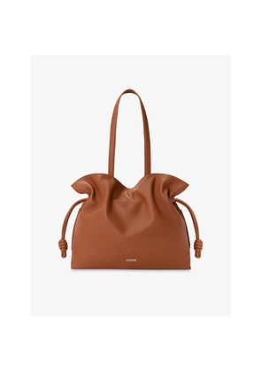 Womens Loewe Flamenco Large Leather Clutch Bag