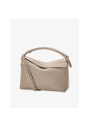 Womens Loewe Puzzle Edge Medium Leather Shoulder Bag