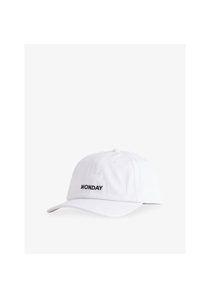 Womens Monday Embroidered Adjustable Cotton Cap