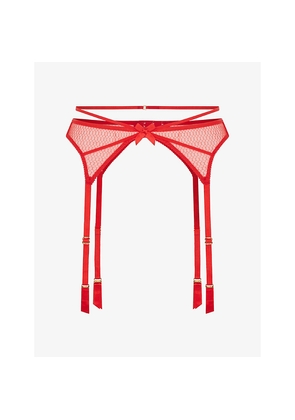 Womens Agent Provocateur Nicki Tulle Suspenders