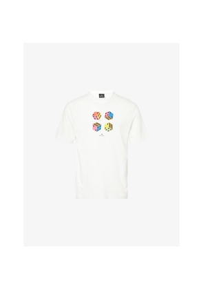 Mens PS by Paul Smith Dice Casual-Fit Cotton-Jersey T-Shirt