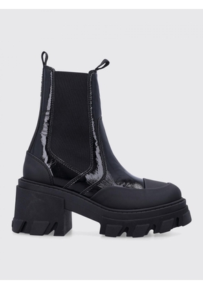 Boots GANNI Woman color Black