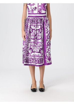 Skirt DOLCE & GABBANA Woman color Violet