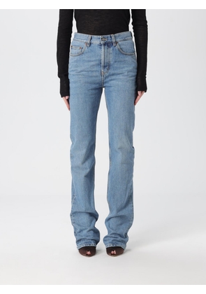 Jeans SAINT LAURENT Woman color Sky