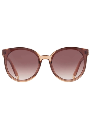 Nine West 59773RNJ TAN Brown Oval Ladies Sunglasses 10265159.KHL TANBRN