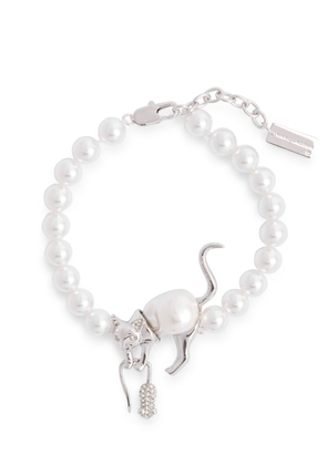 Marc Jacobs Cat And Mouse Silver-plated Bracelet - One Size