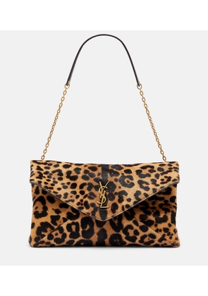 Saint Laurent Cassandre calf hair shoulder bag