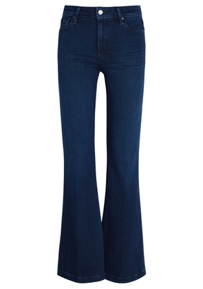 Paige Genevieve Flared-leg Jeans - Dark Blue - 30 (W30 / UK12 / M)