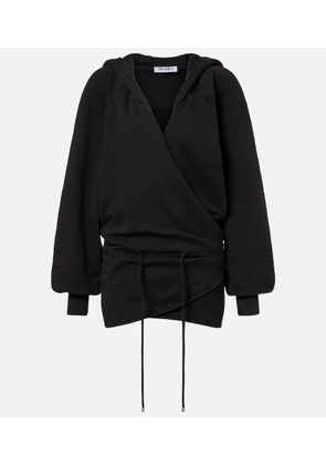 The Attico Cotton jersey sweatshirt dress