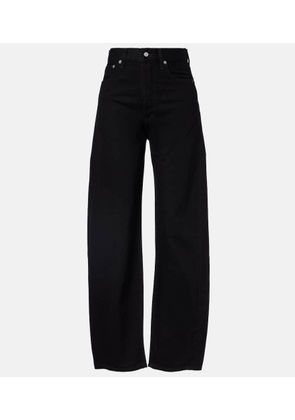 Agolde Luna Pieced mid-rise barrel-leg jeans