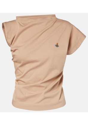 Vivienne Westwood Hebo asymmetric cotton top
