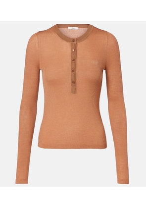 Chloe Wool Henley shirt