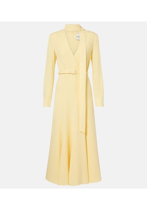 Roland Mouret Belted cady midi dress
