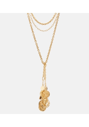 Chloe Layered chain pendant necklace