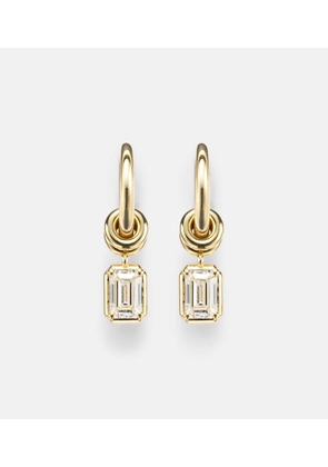 Spinelli Kilcollin Zahra 18kt gold hoop earrings with diamonds