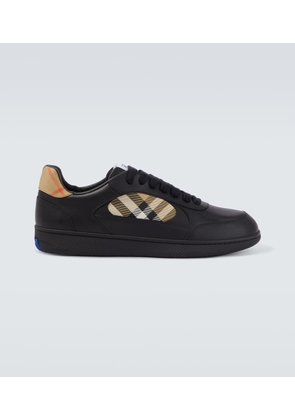 Burberry Burberry Check leather sneakers