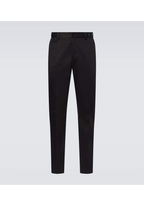 Dolce&Gabbana Cotton-blend slim pants