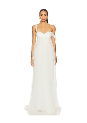 Aniye Records Crissy Wrap Dress in White. Size L. Also in M, S.