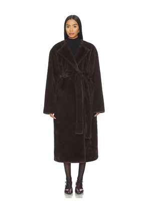 EAVES x Coco Dagna Coat in Brown. Size L. Also in M, S, XL, XS.