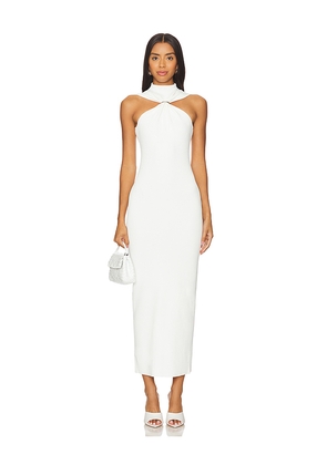Herve Leger The Angelica Gown in White. Size L. Also in S.