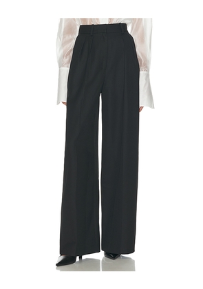 Helsa The Double Pleat Trouser in Black. Size M. Also in XS.