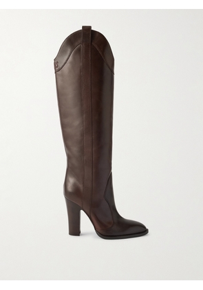 Paris Texas - Lavinia Leather Knee Boots - Brown - IT36,IT37,IT37.5,IT38,IT38.5,IT39,IT39.5,IT40,IT40.5,IT41,IT41.5,IT42