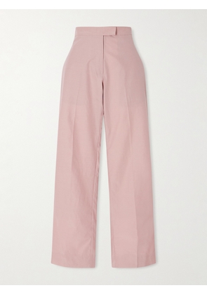 Sharon Wauchob - Orla Icon Cotton And Silk-blend Pants - Pink - FR34,FR36,FR38,FR40,FR42