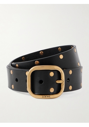 LOEWE - Studded Leather Belt - Black - 65,70,75,80,85,90,95