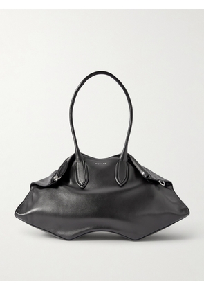 MCQUEEN - Manta Leather Shoulder Bag - Black - One size