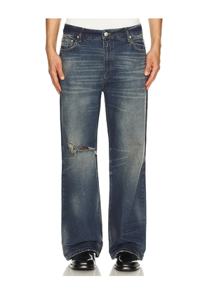 MISBHV Austin Pacific Wash Jeans in Blue. Size 30. Also in 31, 32, 33, 34, 36.