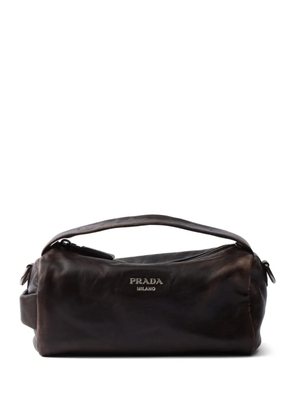 Prada nappa leather shoulder bag - Brown