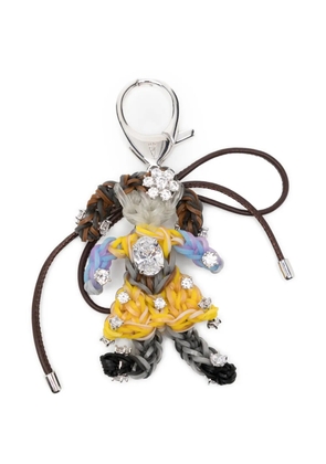 SHUSHU/TONG embellished doll keyring - Yellow