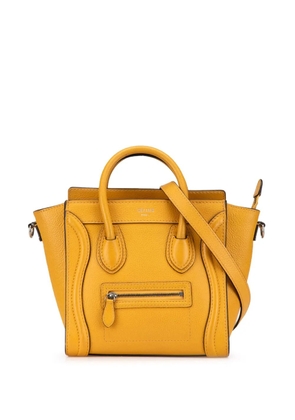 Celine Pre-Owned 2013 Nano Leather Luggage Tote satchel - Yellow