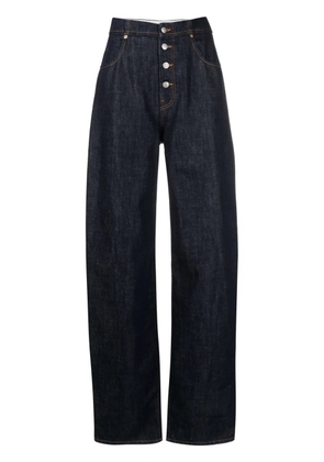 MM6 Maison Margiela high-waist wide-leg jeans - Blue