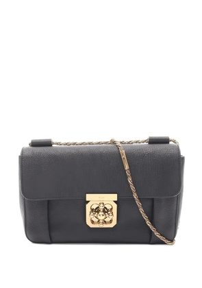 Chloé Pre-Owned 2010s Elsie chain-strap leather crossbody bag - Black