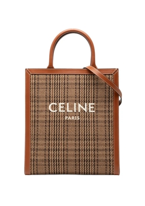 Celine Pre-Owned 2020 Small Canvas Vertical Cabas satchel - Brown